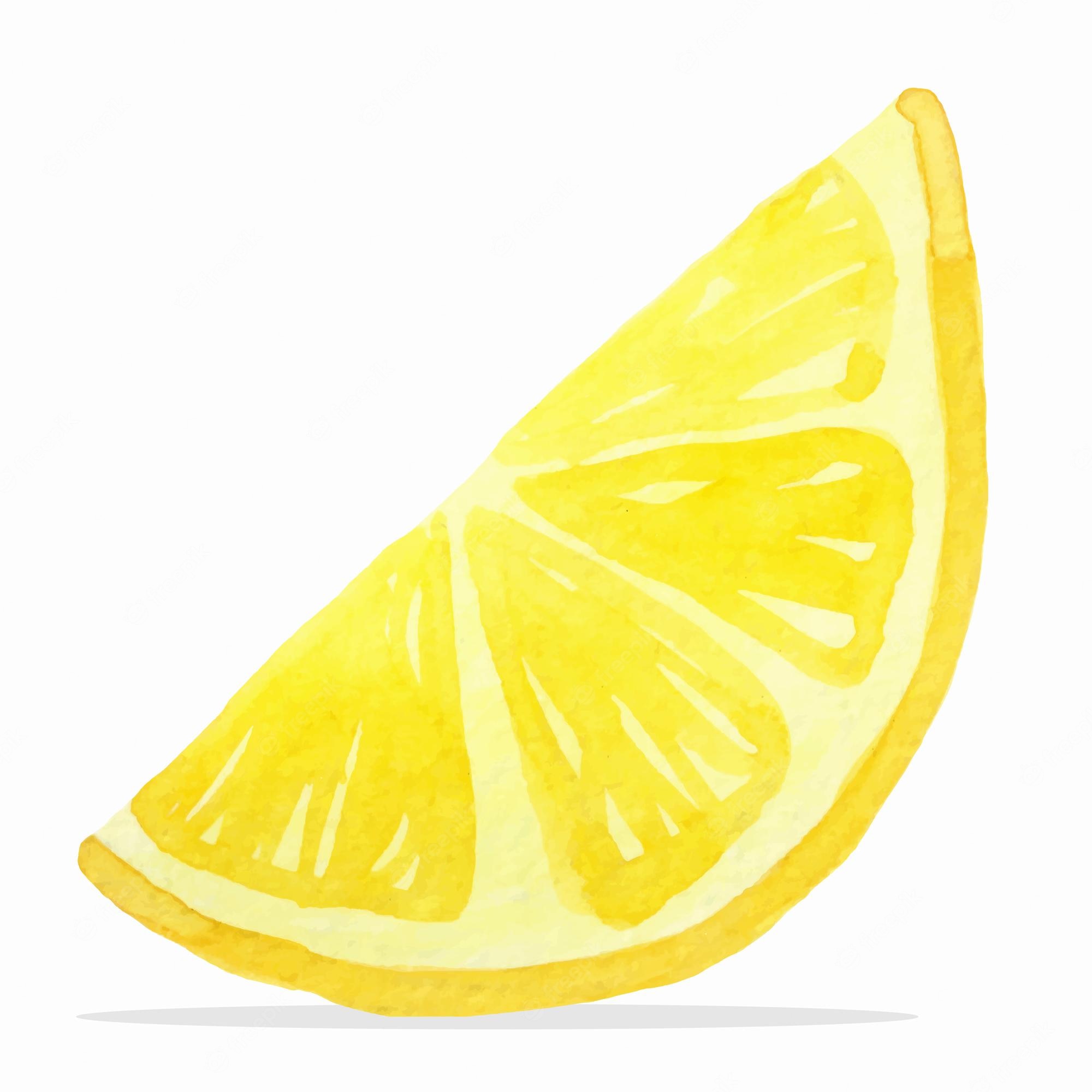 Lemon Watercolor Background