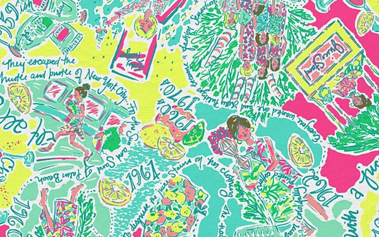 Lilly Pulitzer Screen Backgrounds