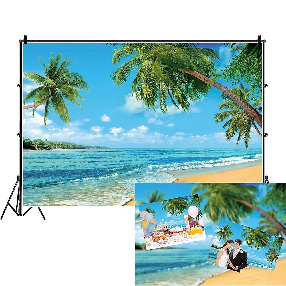 Luau Beach Background