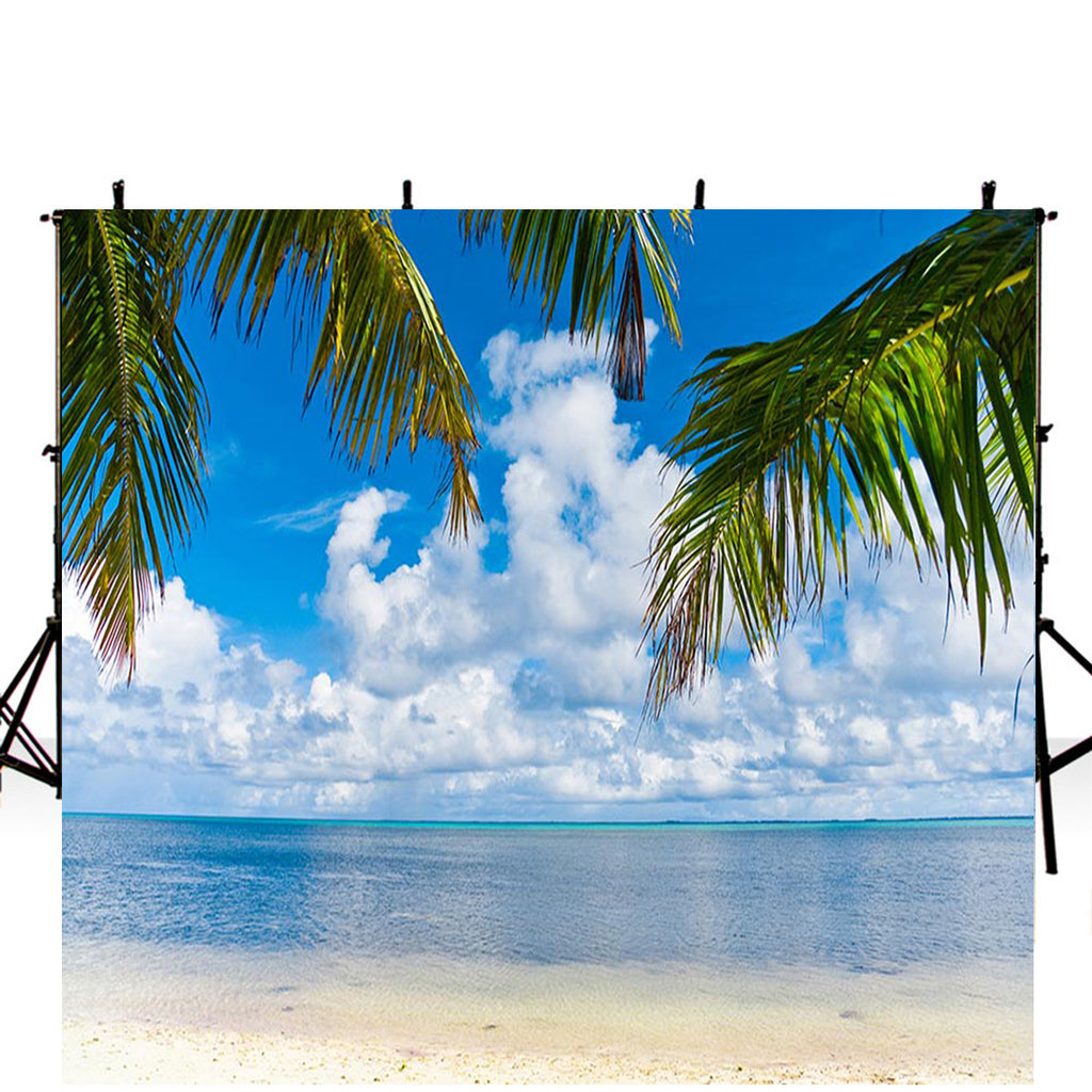 Luau Beach Background