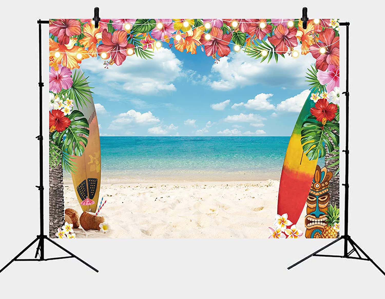 Luau Beach Background