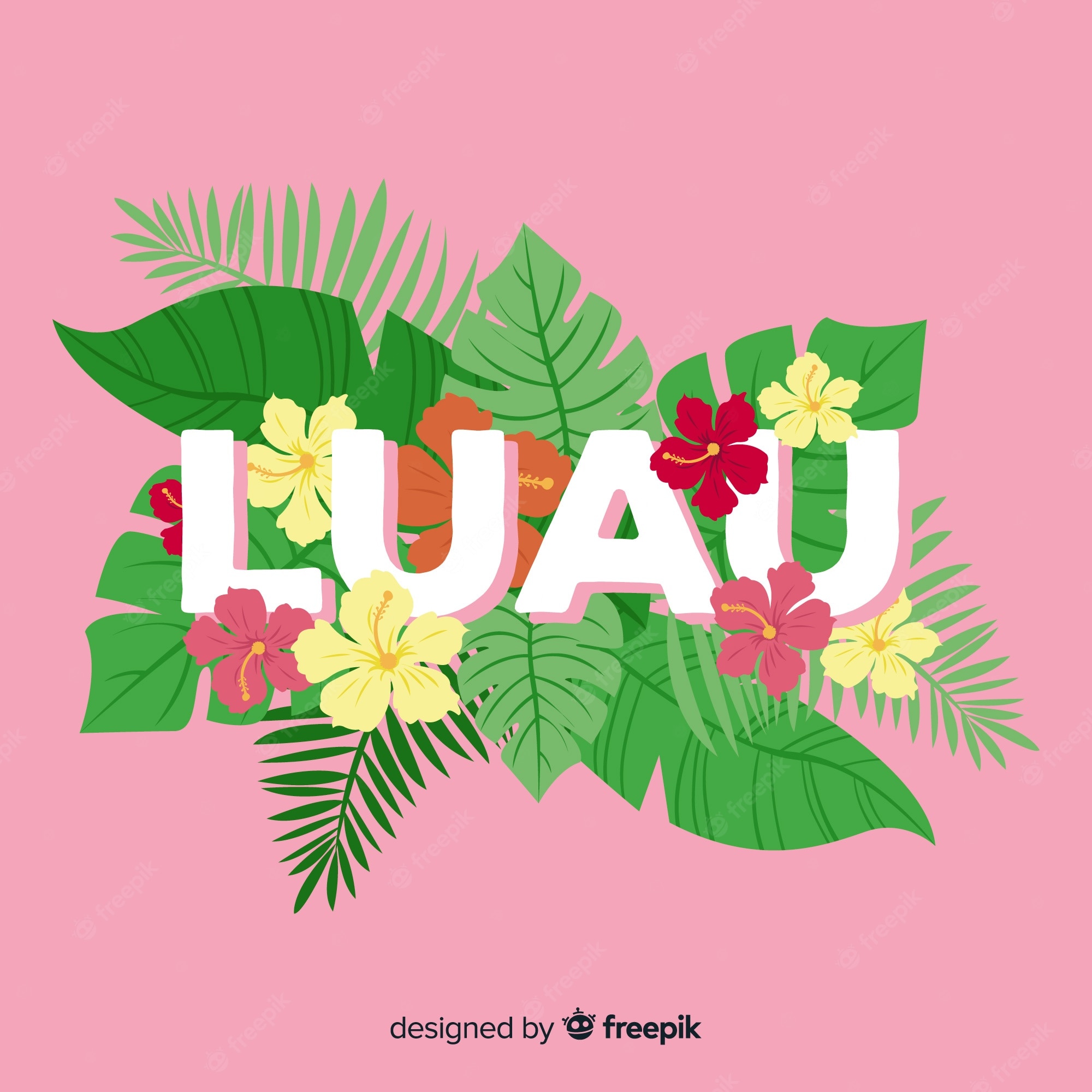 Luau Beach Background