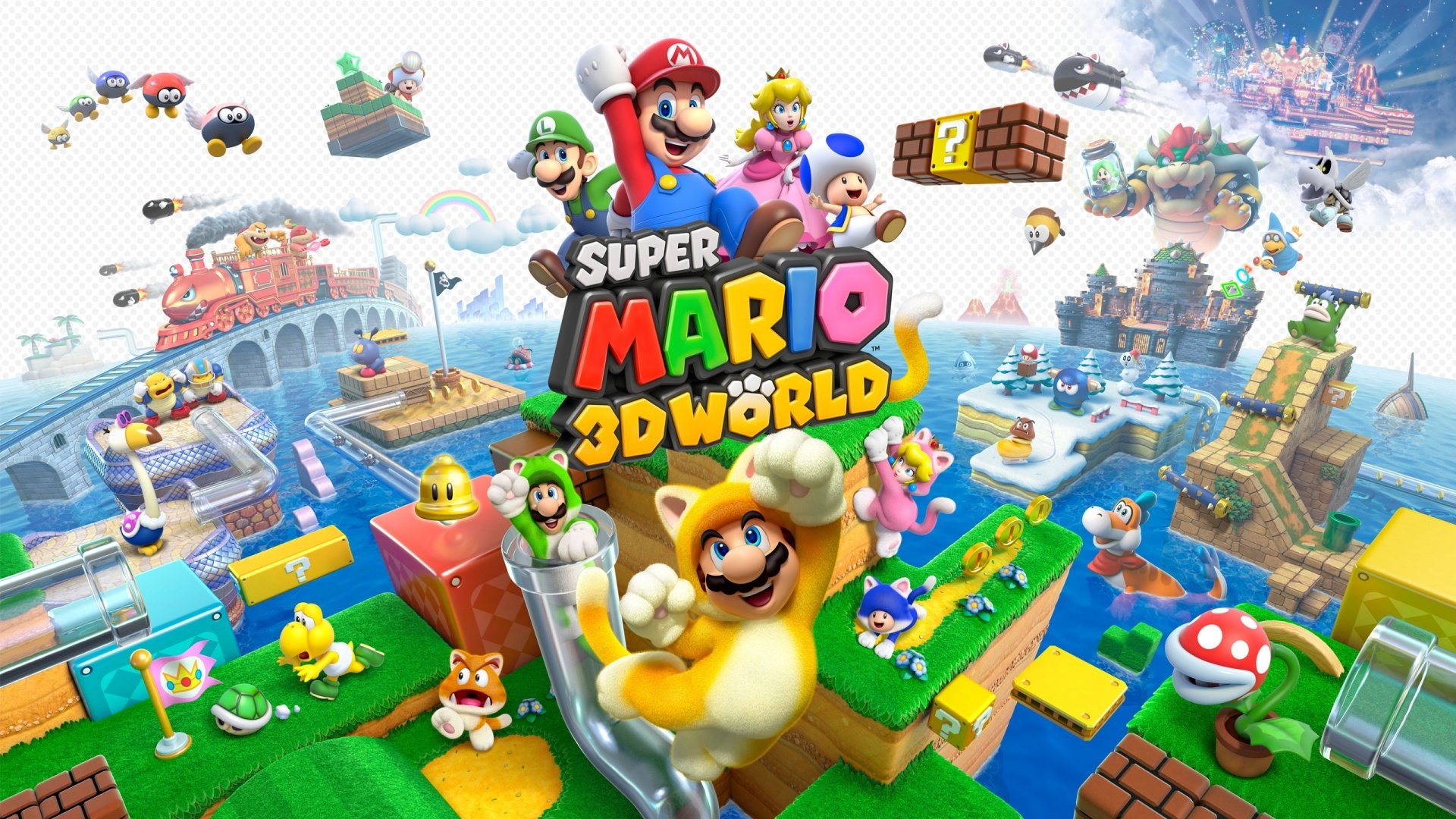 Mario Background 3D