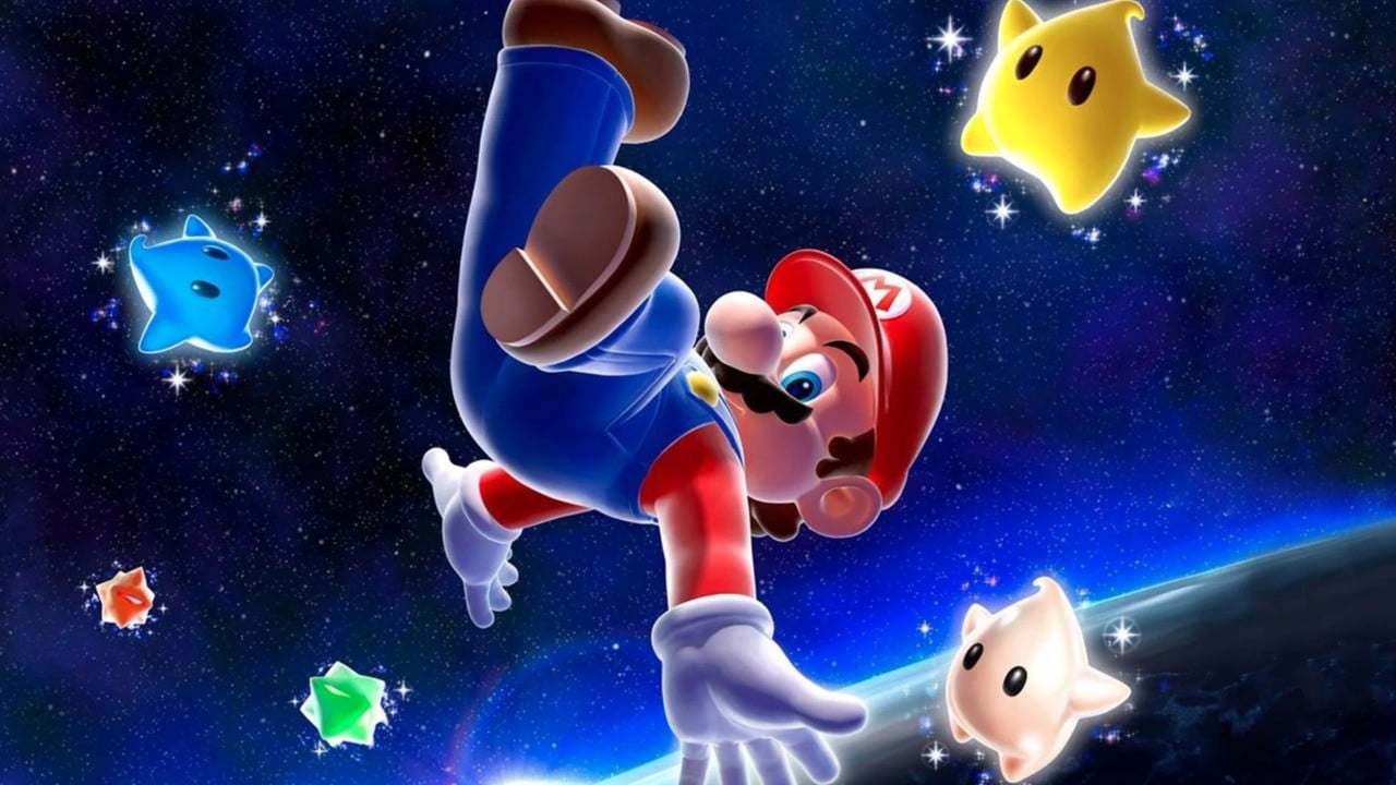 Mario Galaxy Background