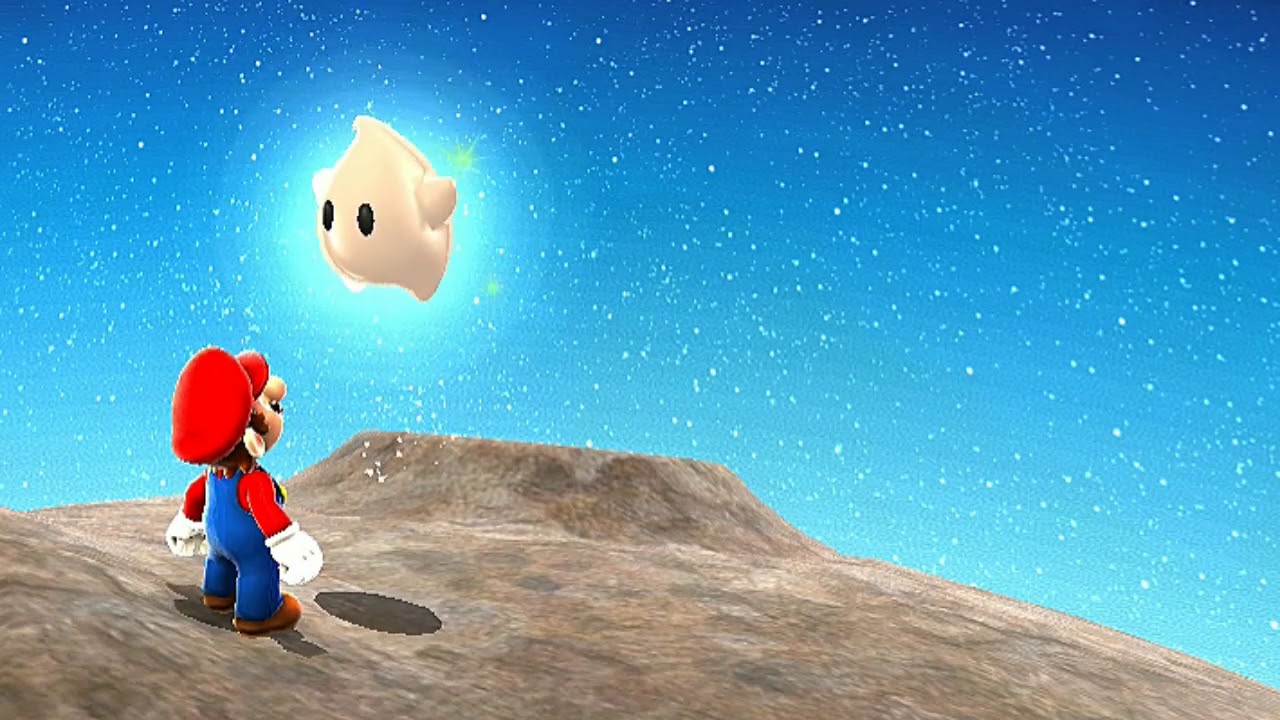 Mario Galaxy Background