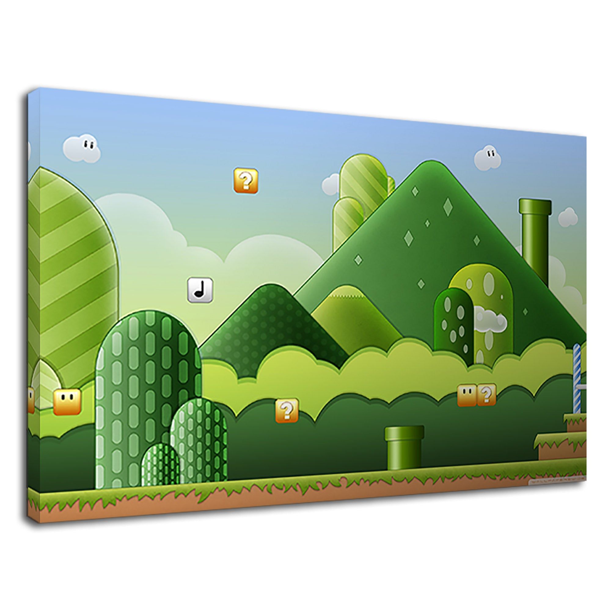 Mario Hills Background