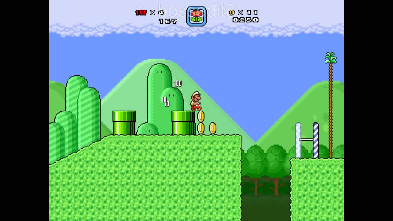 Mario Hills Background