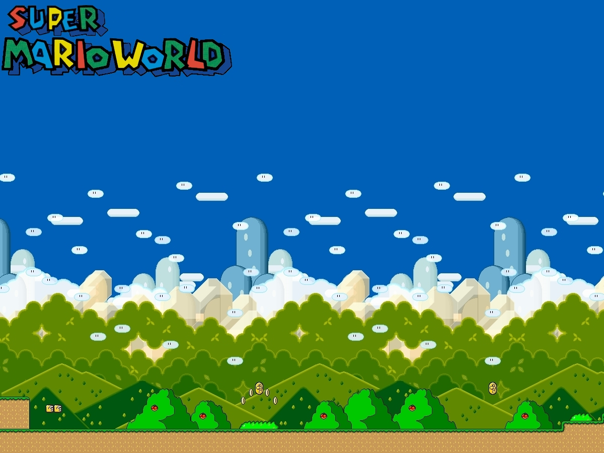 Mario Hills Background