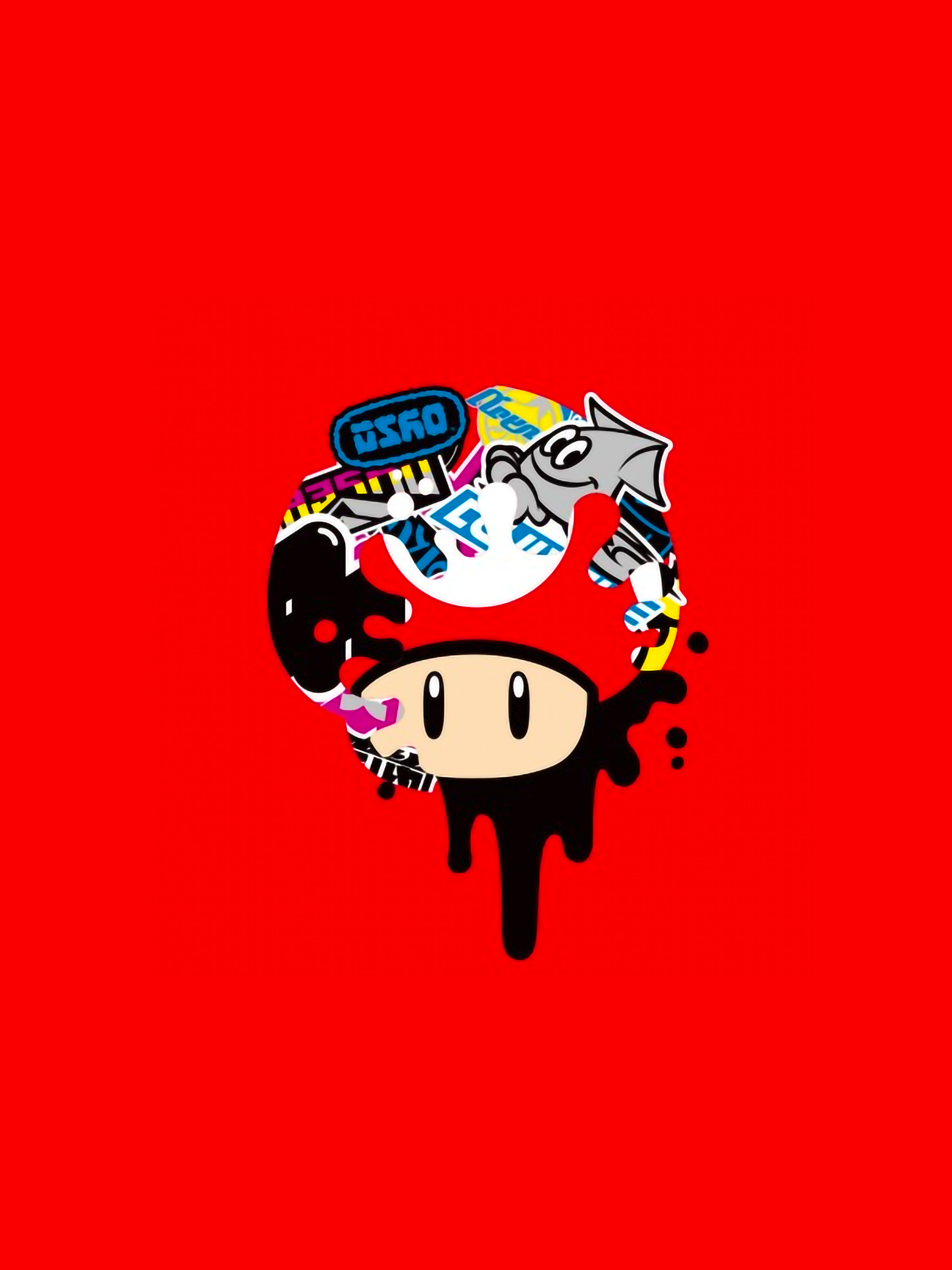 Mario Mushroom Background