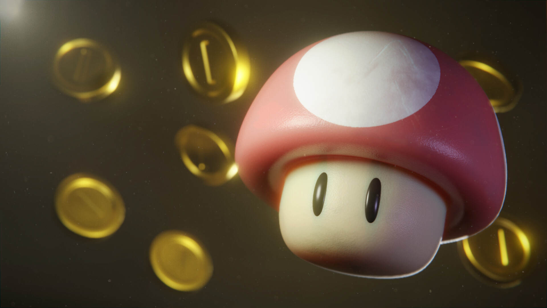 Mario Mushroom Background