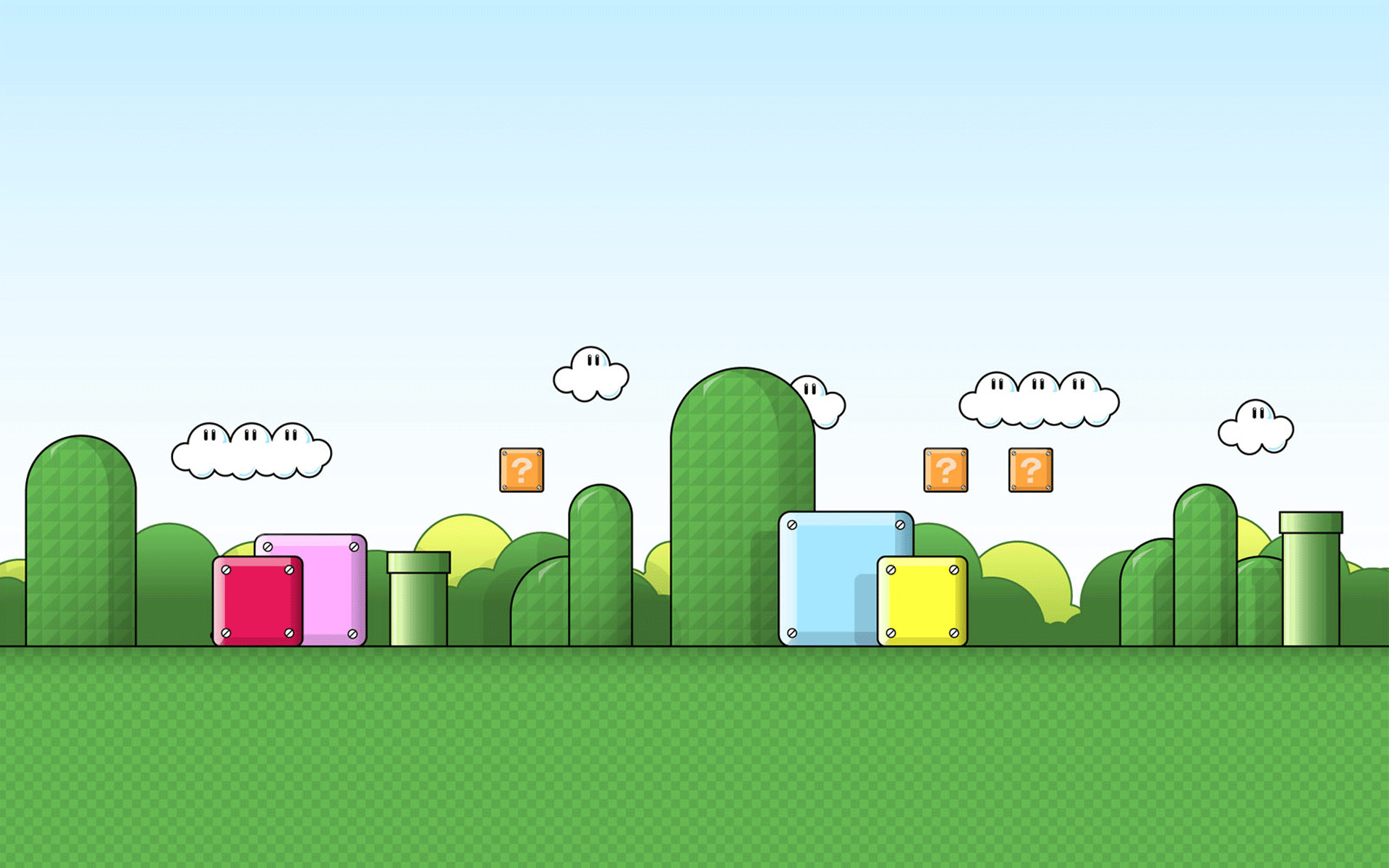 Mario World Background