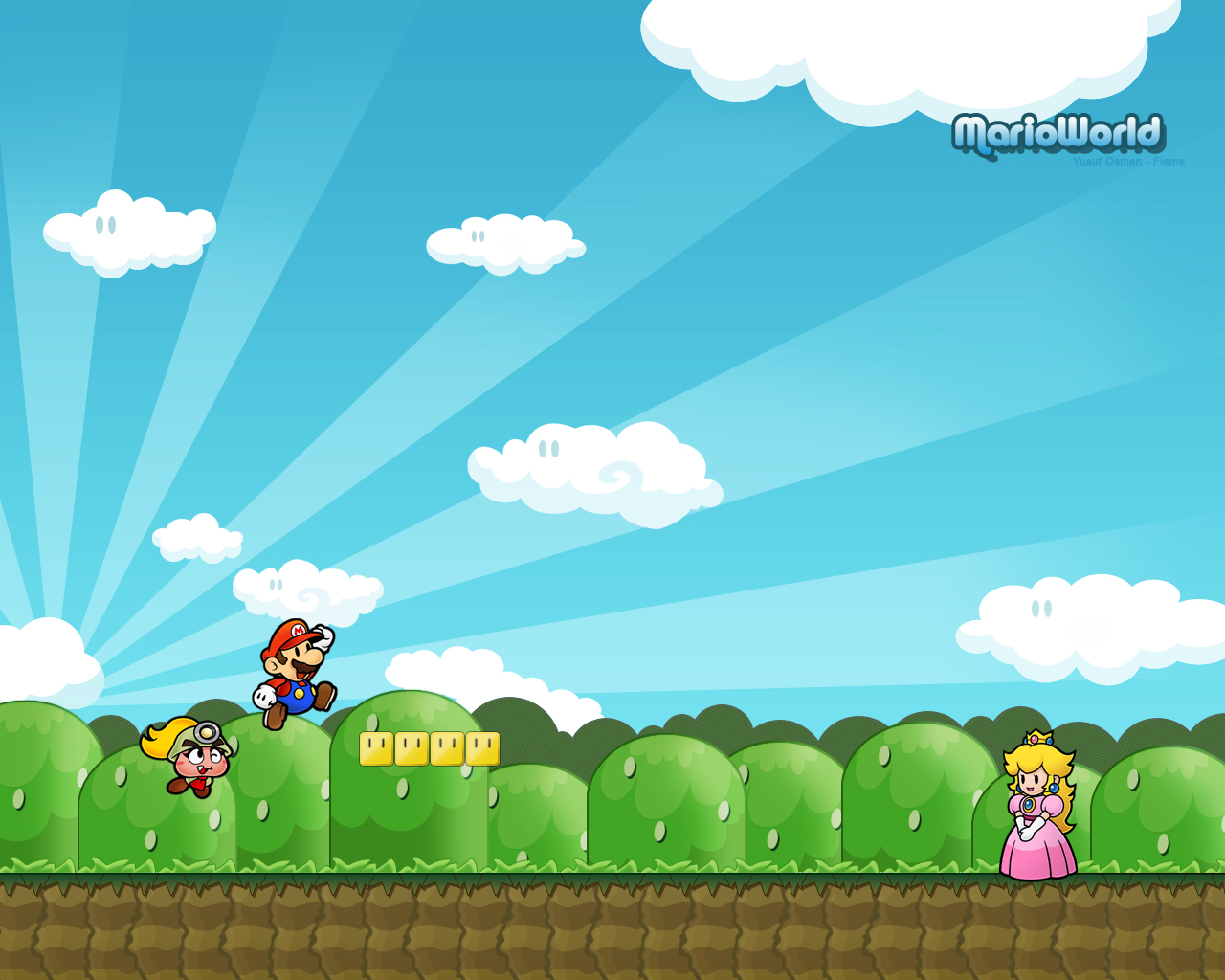 Mario World Background