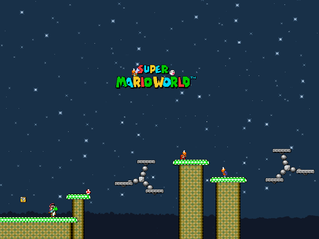 Mario World Background