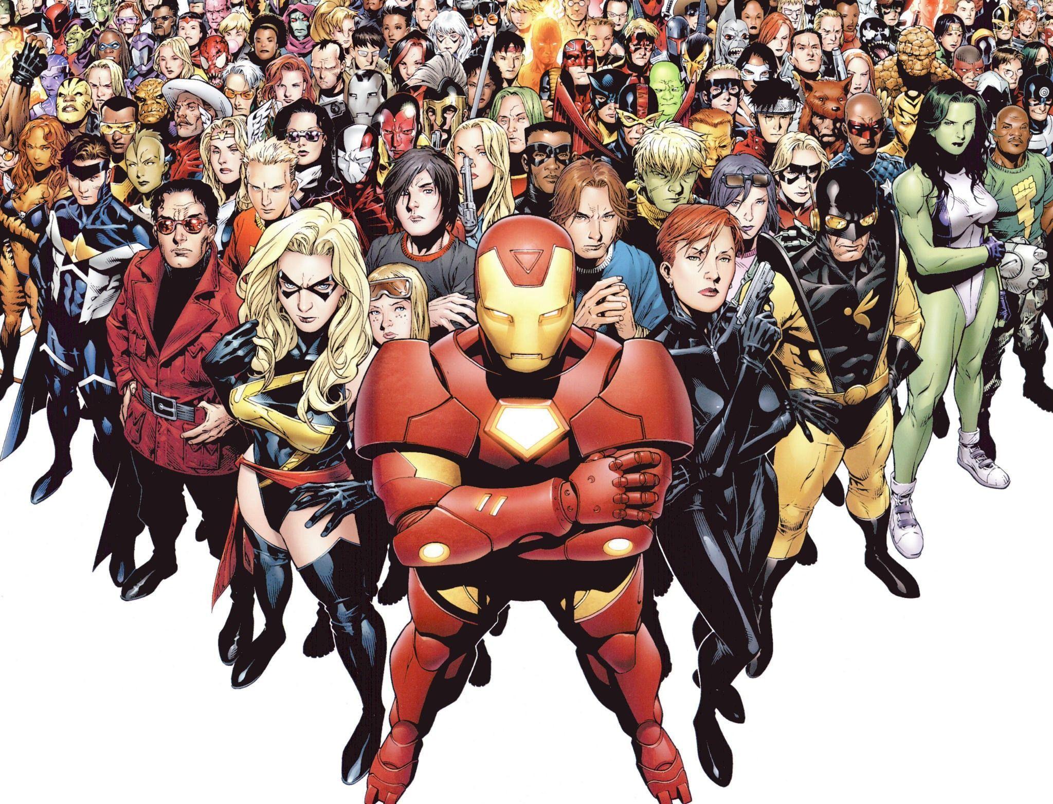 Marvel Superheroes Background