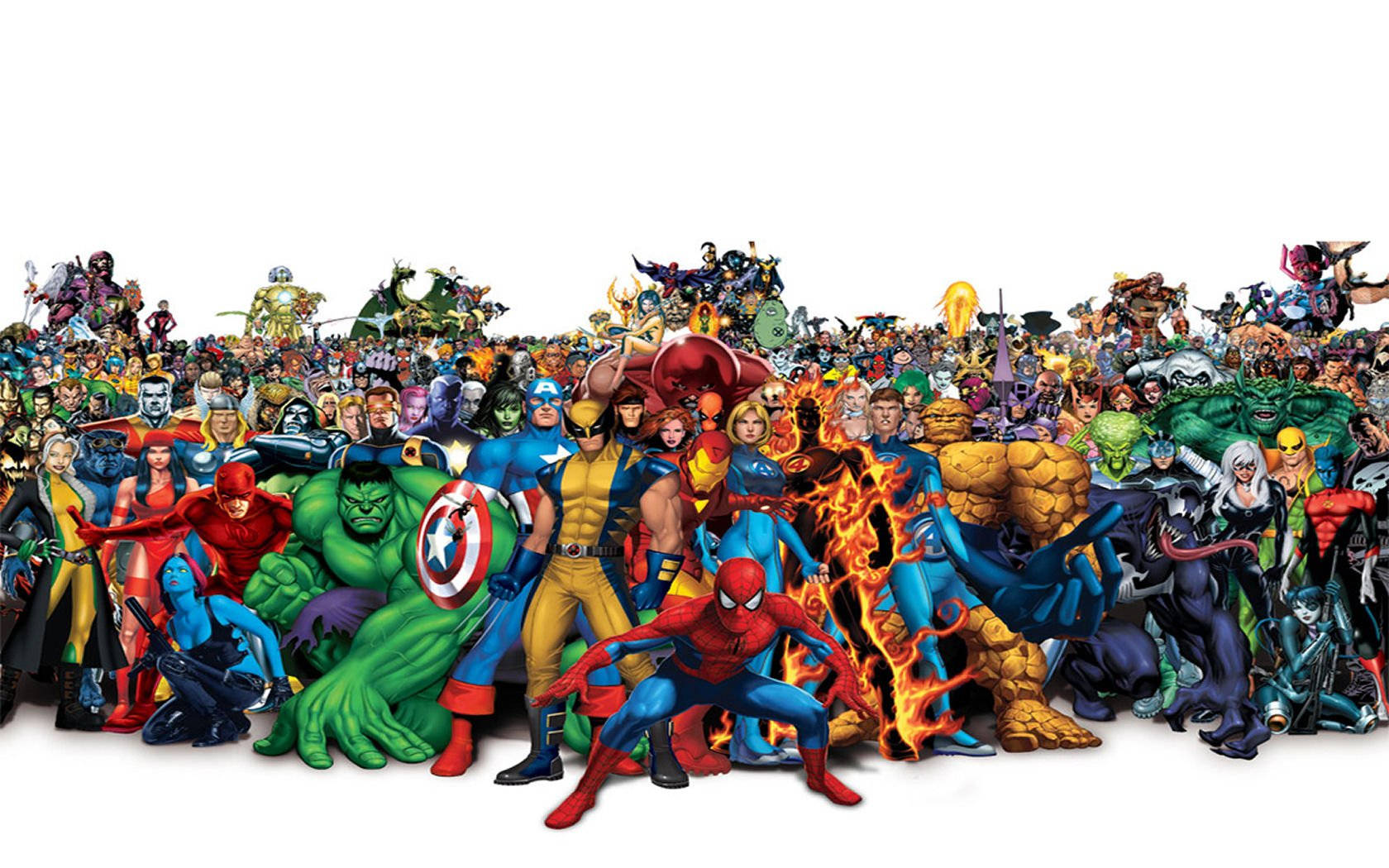 Marvel Superheroes Background