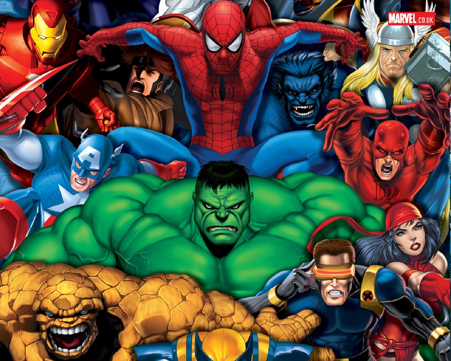 Marvel Superheroes Background