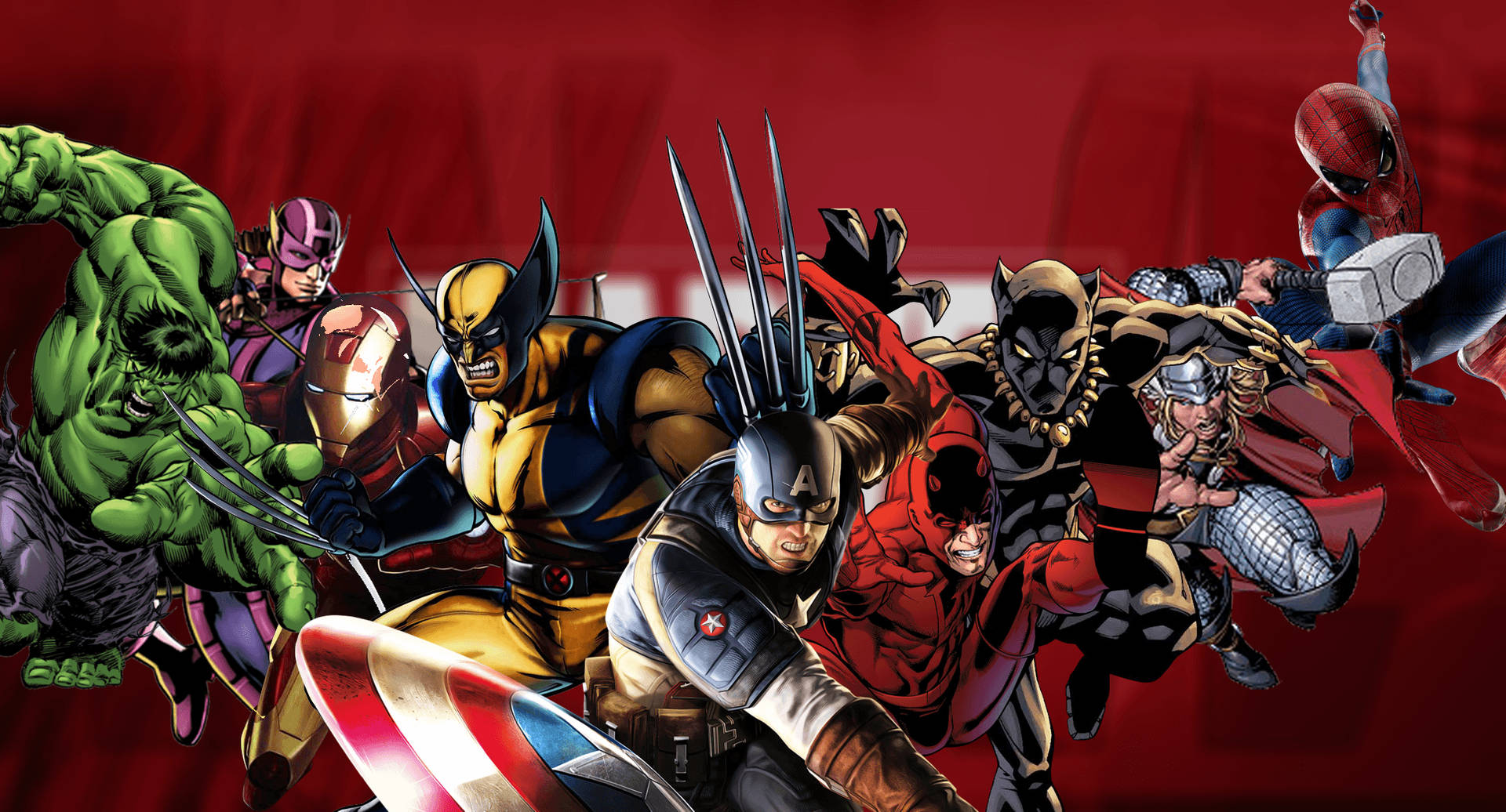 Marvel Superheroes Background