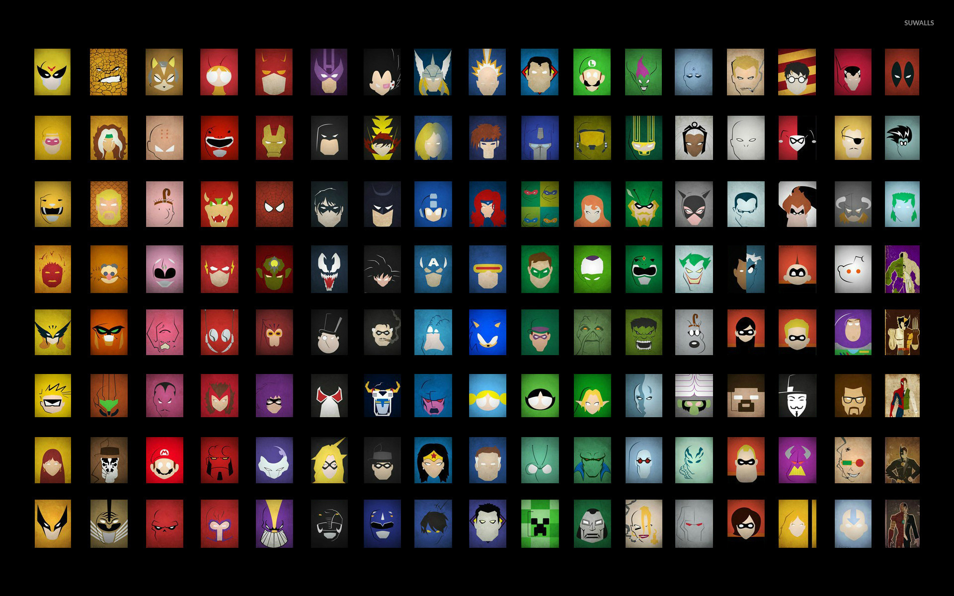 Marvel Superheroes Background