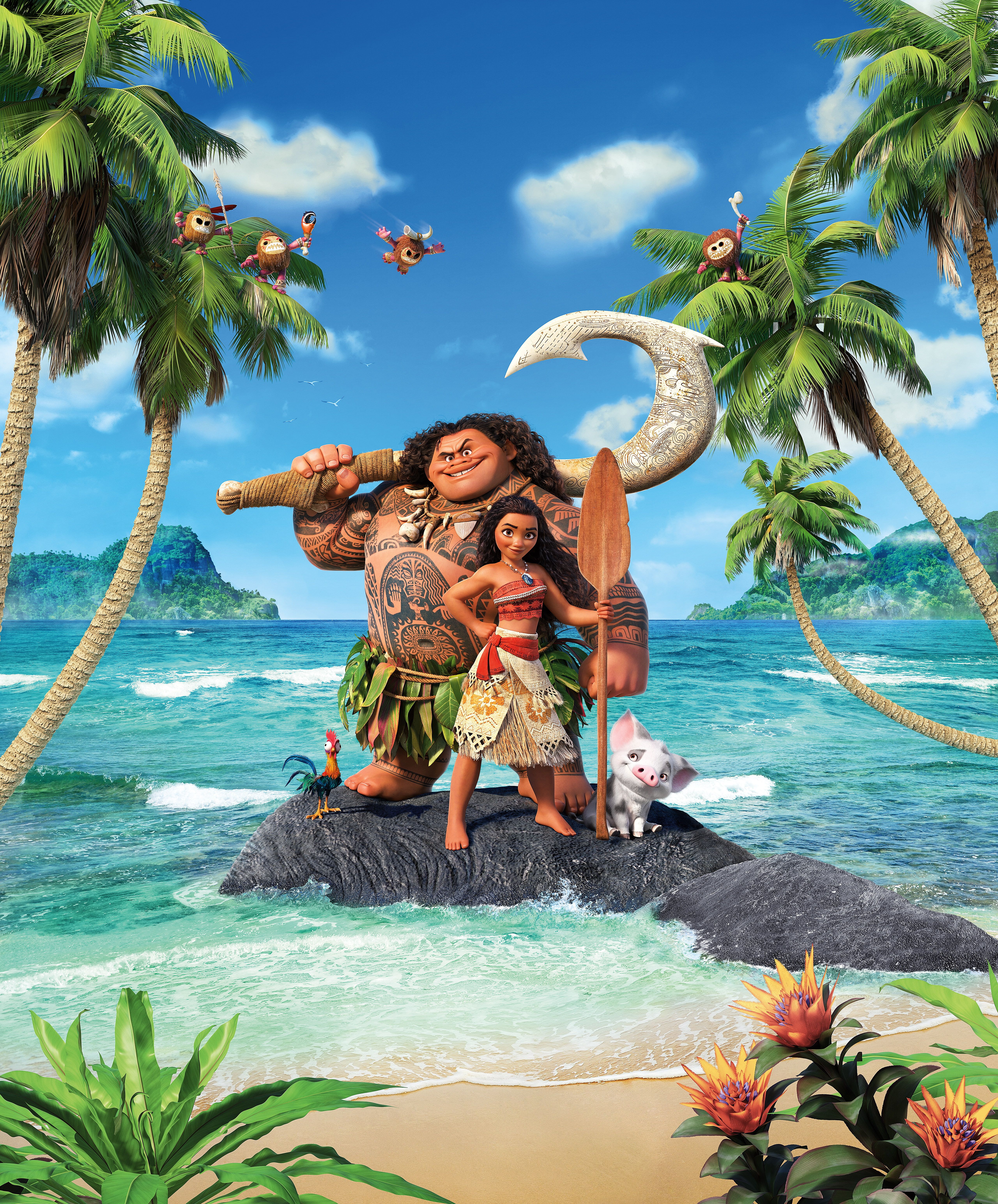 Moana Beach Background