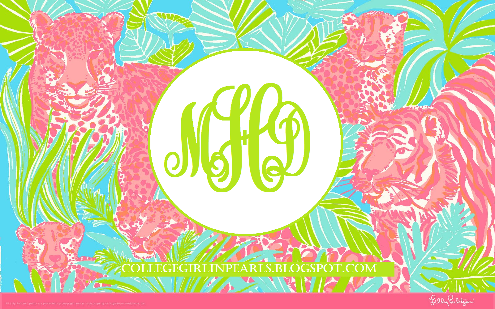 Monogram Desktop Background