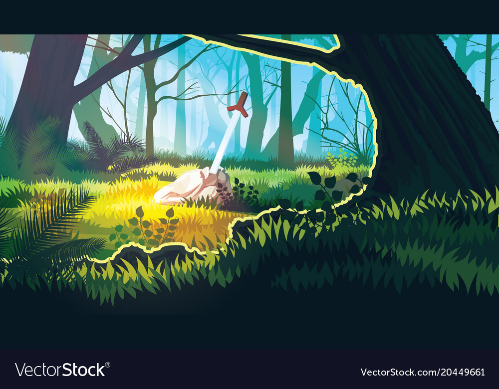 Mystical Forest Background