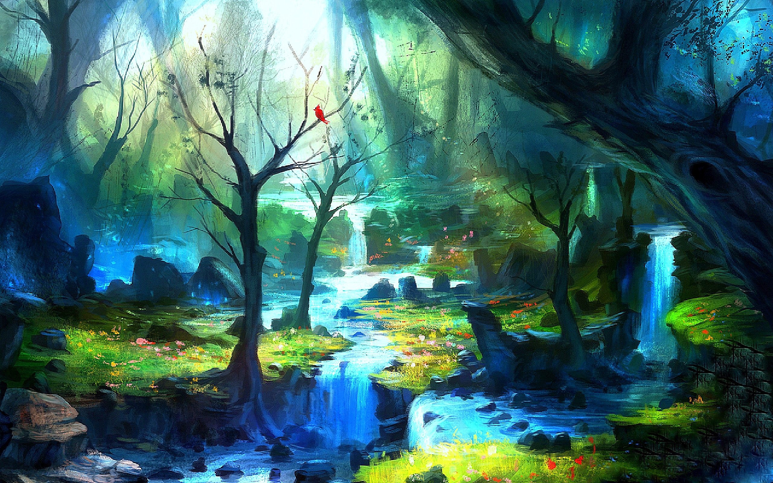 Mystical Forest Background