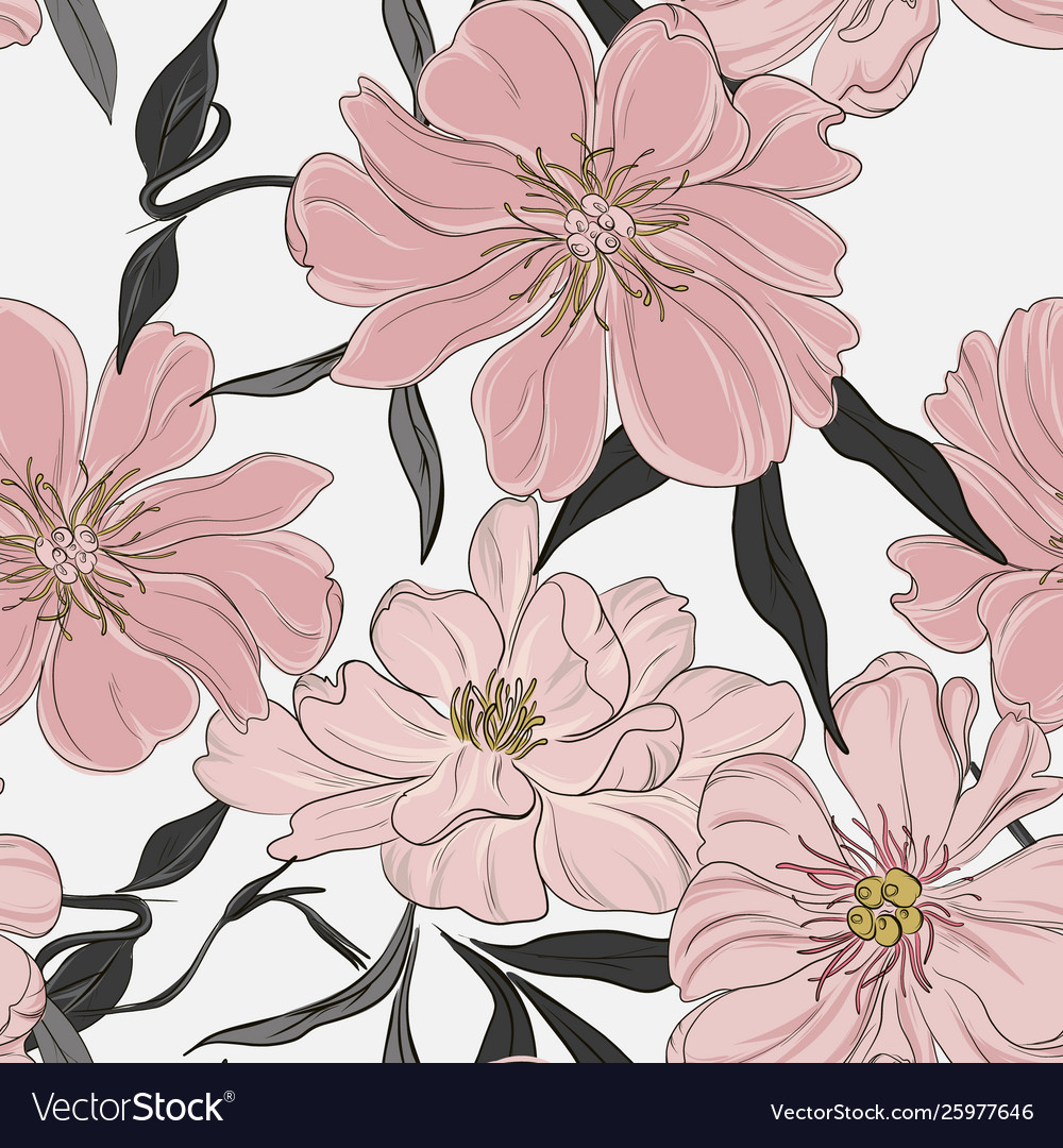 Neutral Flower Background