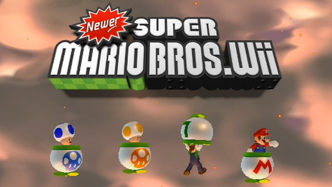 New Super Mario Bros Wii Background