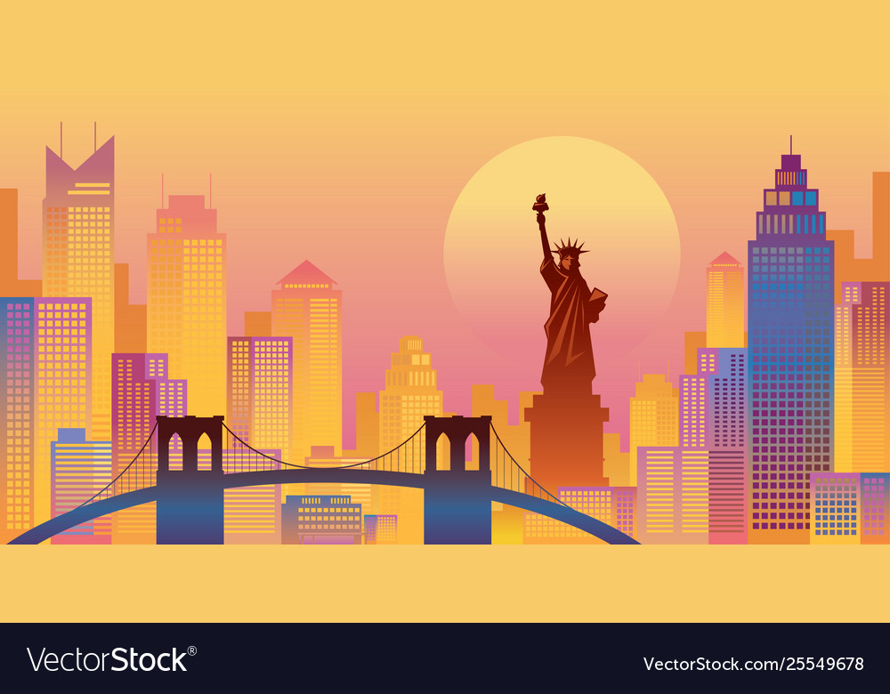 Nyc Skyline Background