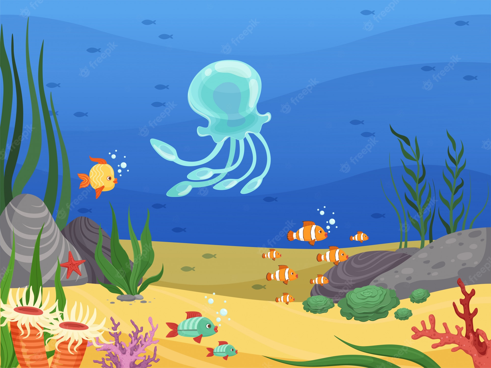 Ocean Life Background