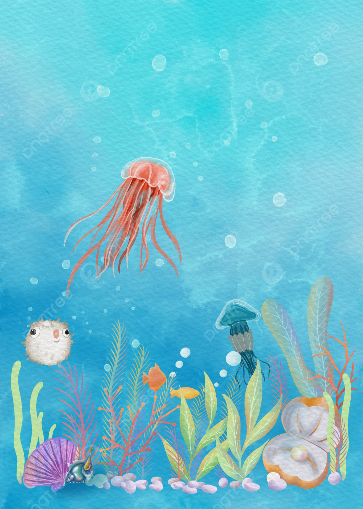 Ocean Life Background