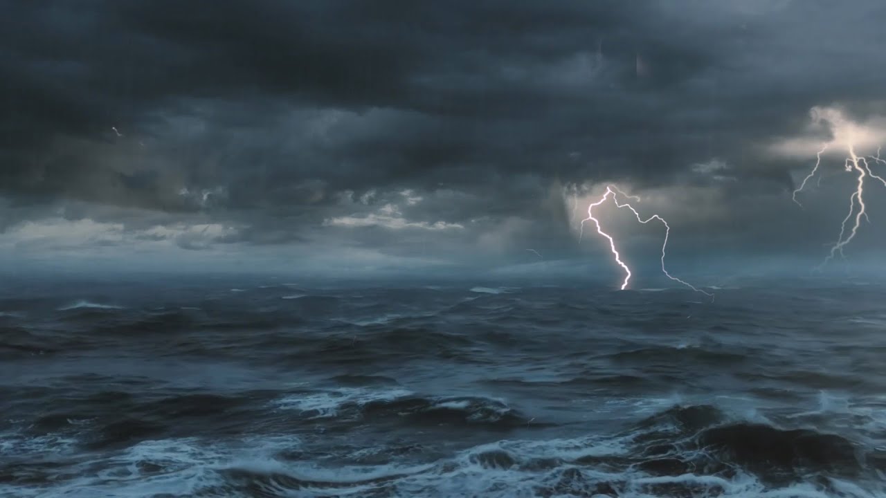 Ocean Storm Background