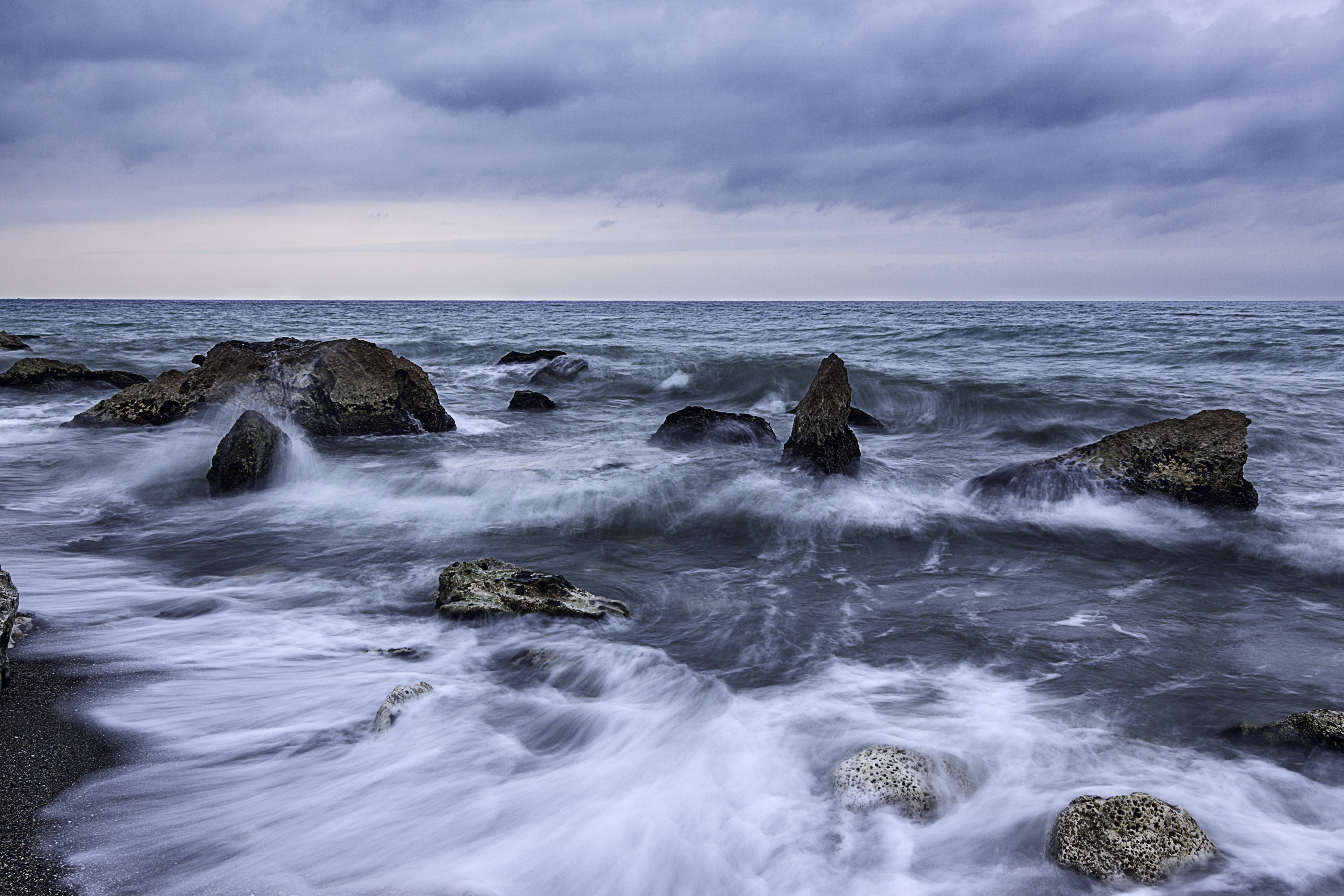 Ocean Storm Background