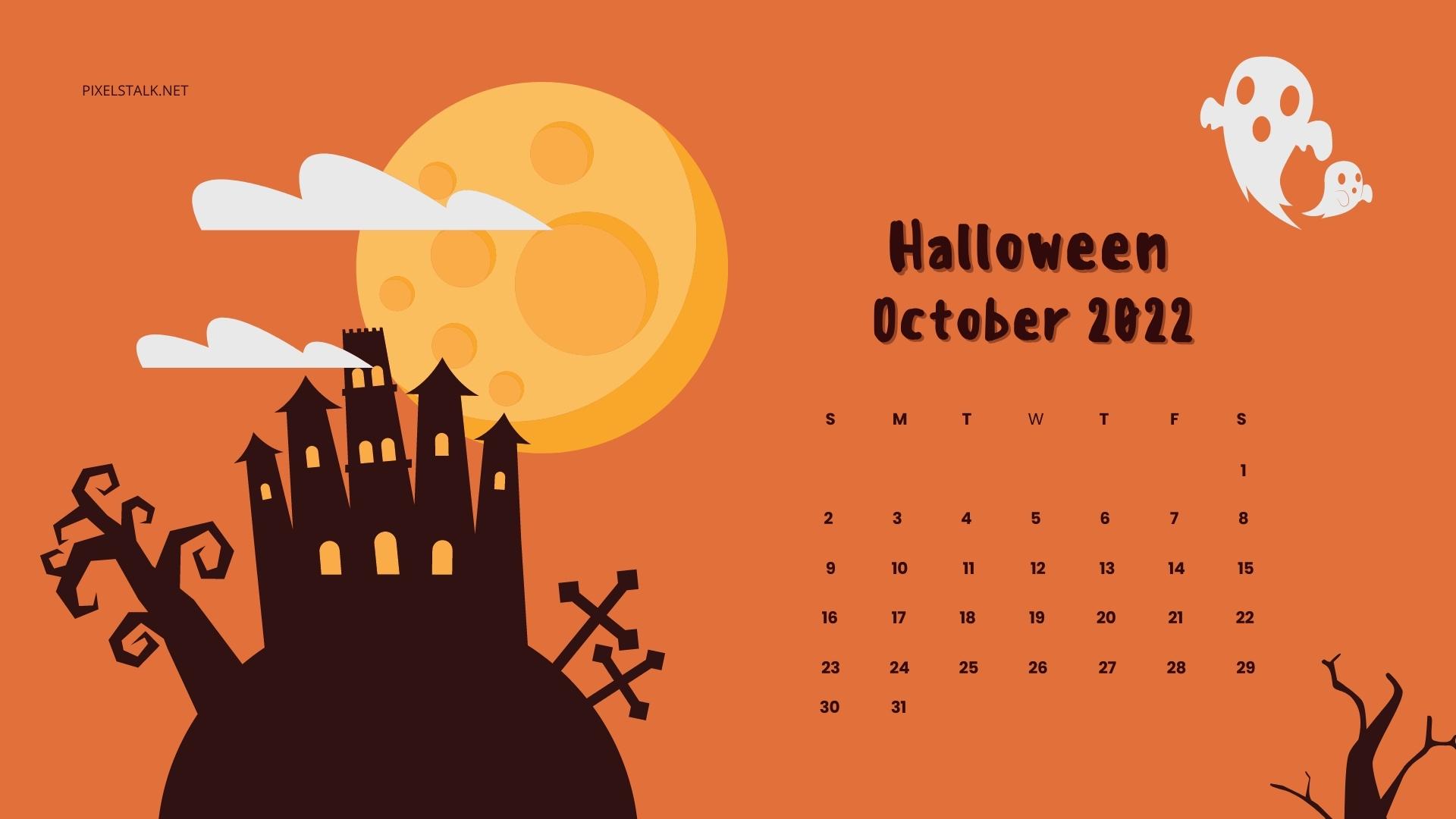 October Calendar Background