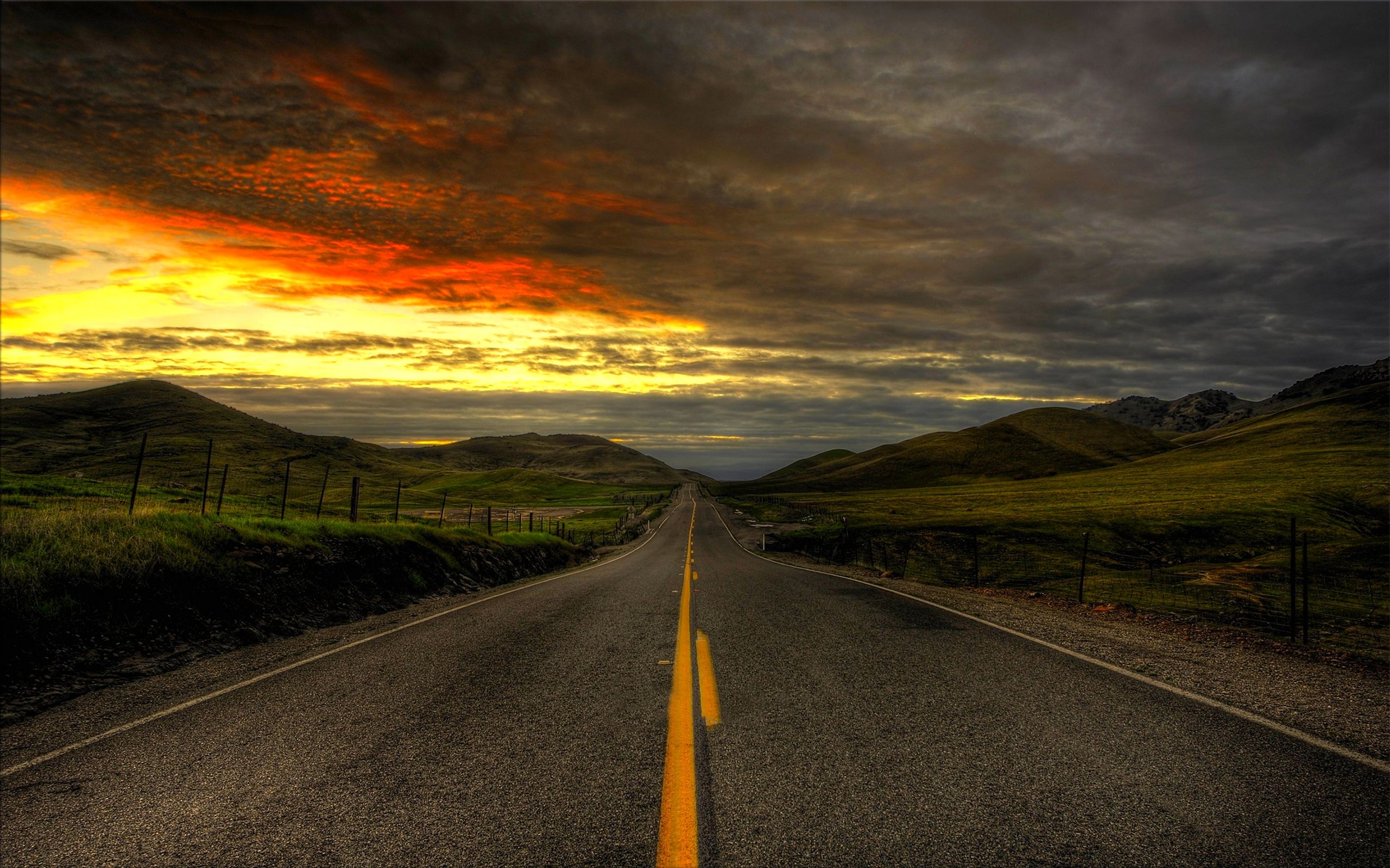 Open Road Background