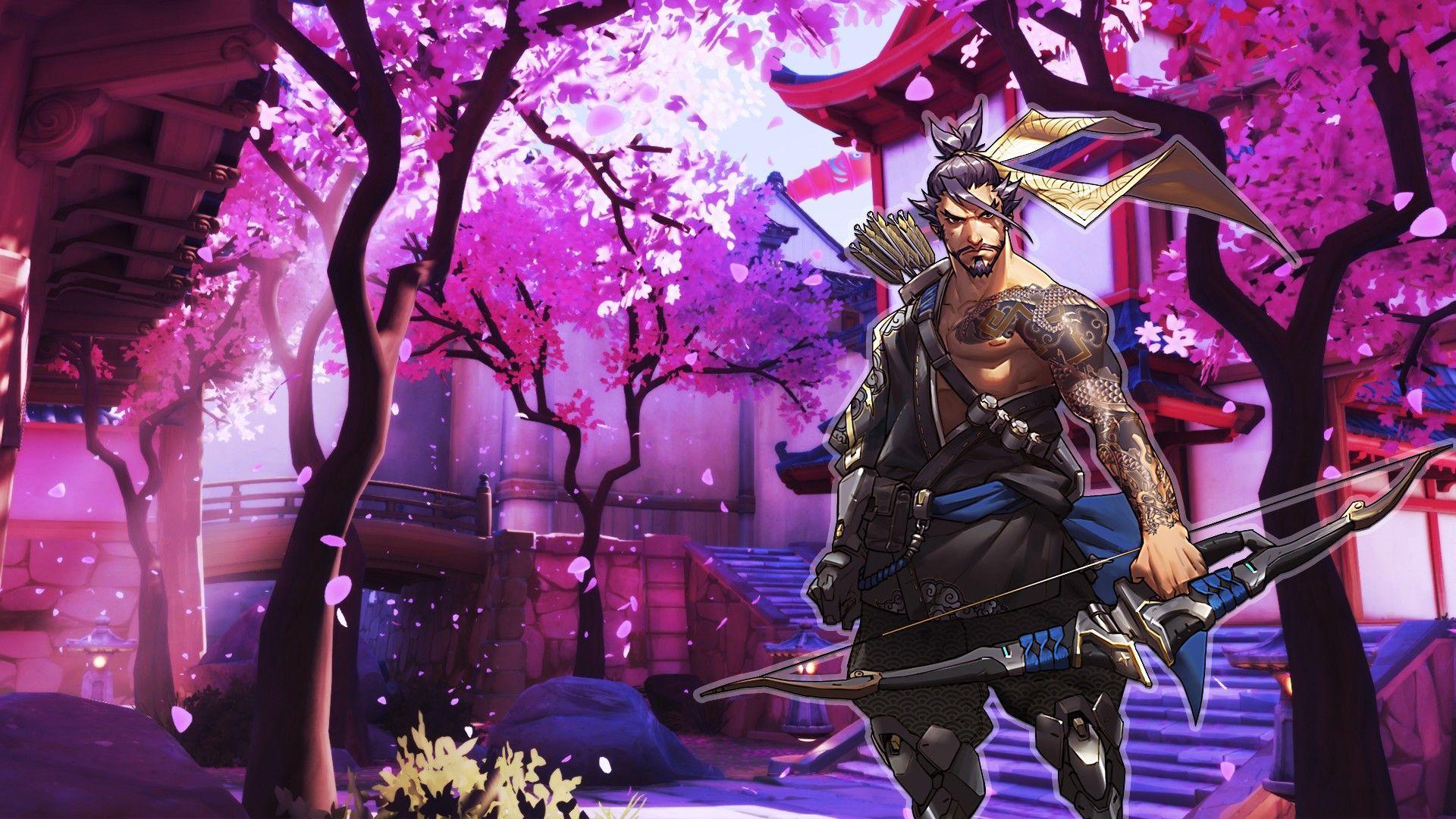 Overwatch Hanzo Background