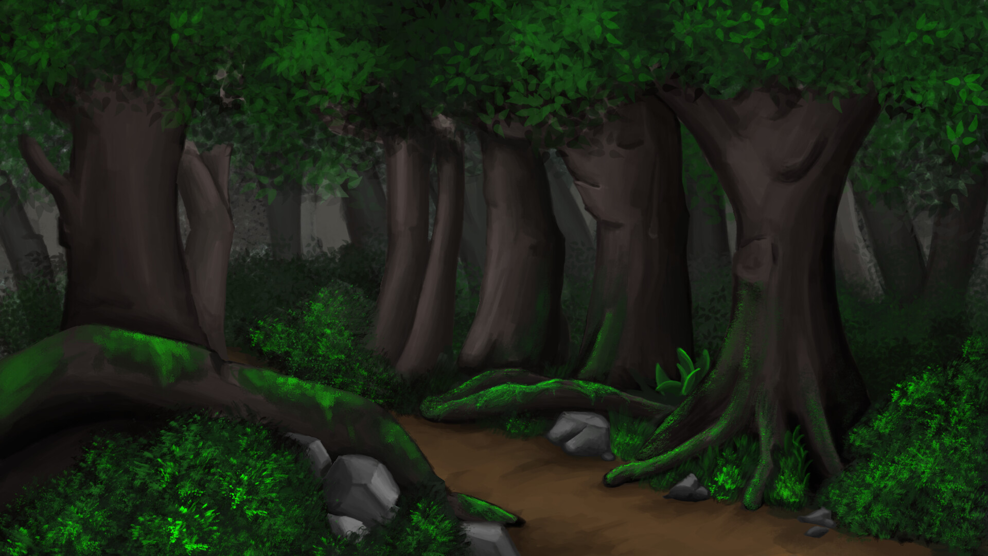 Painted Forest Background