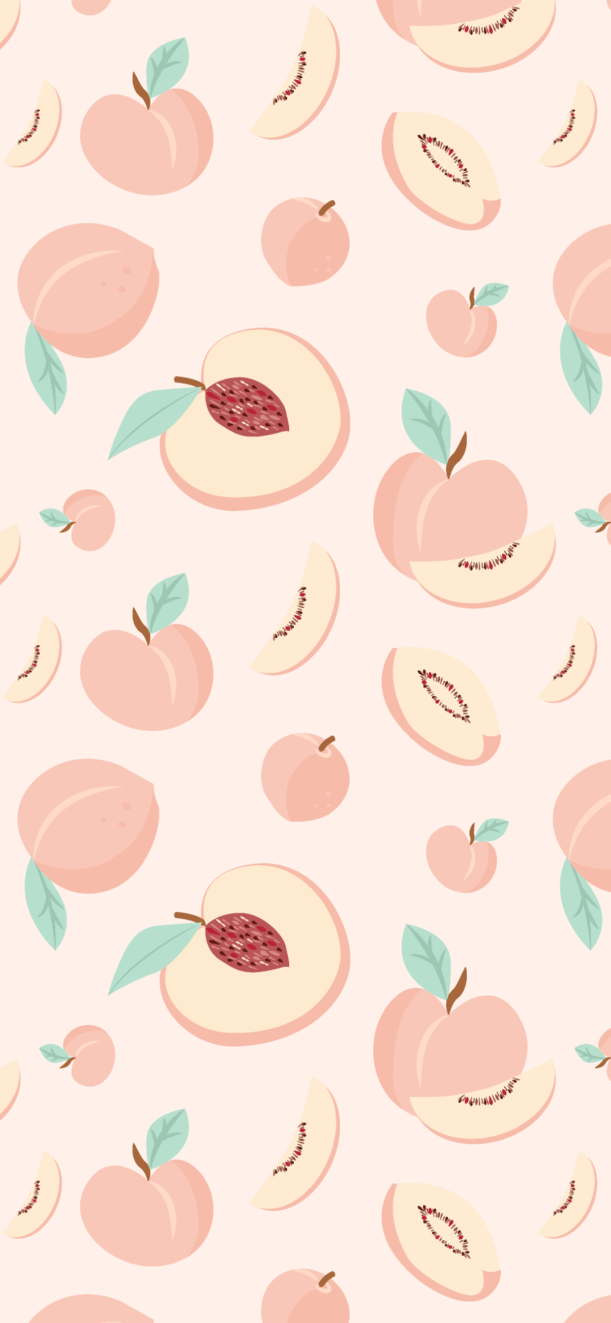 Peach Phone Background
