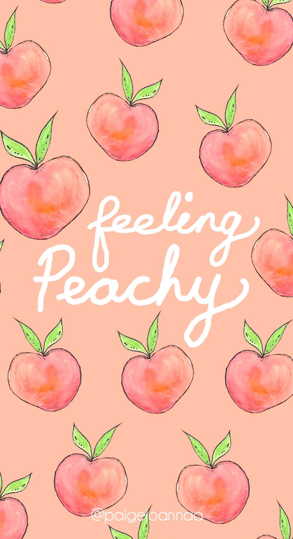 Peach Phone Background