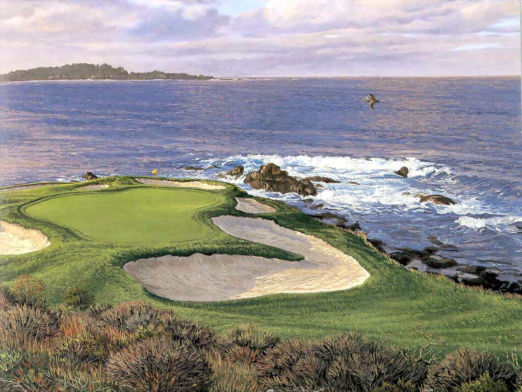 Pebble Beach Background