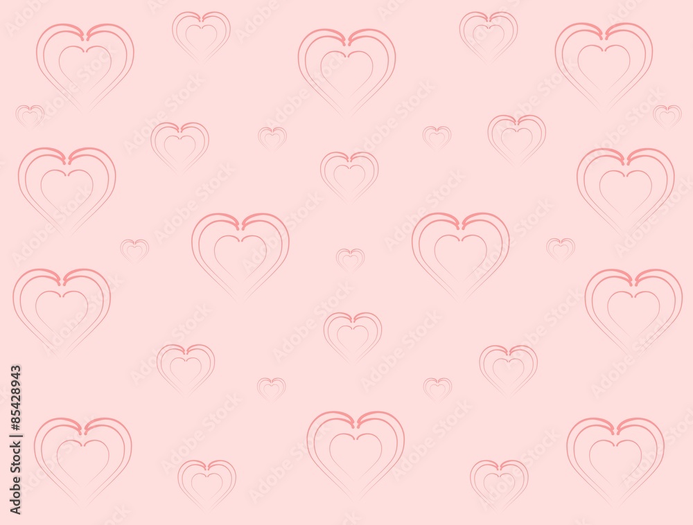 Pink Hearts Background