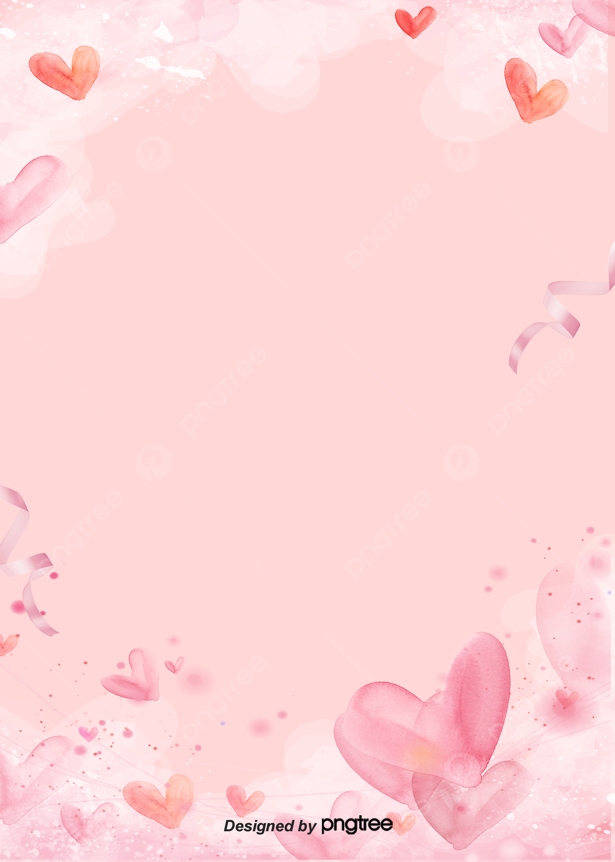 Pink Hearts Background