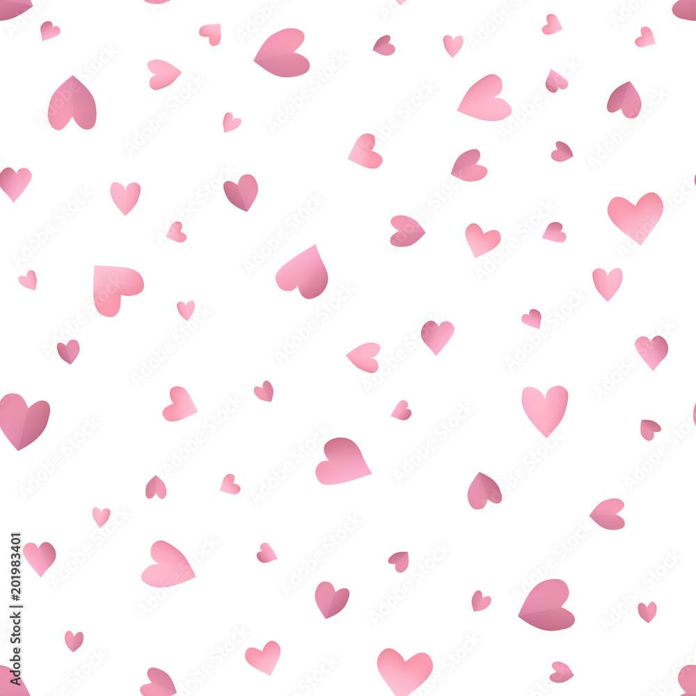 Pink Hearts Background