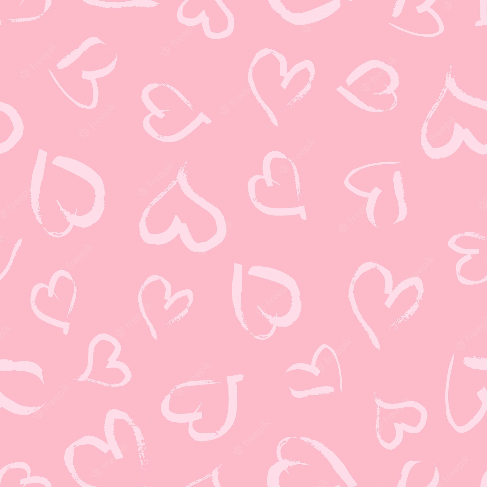 Pink Hearts Background