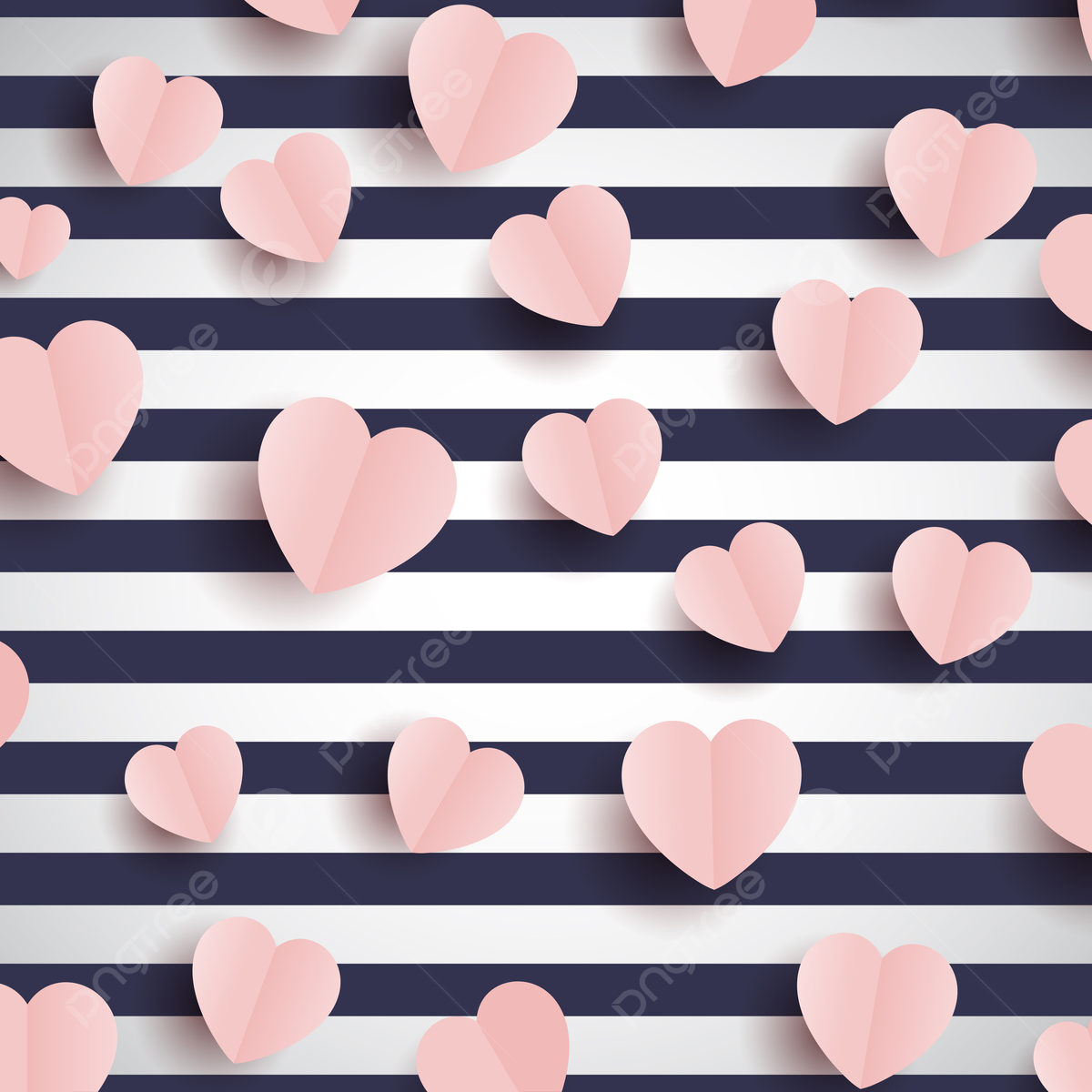 Pink Hearts Background