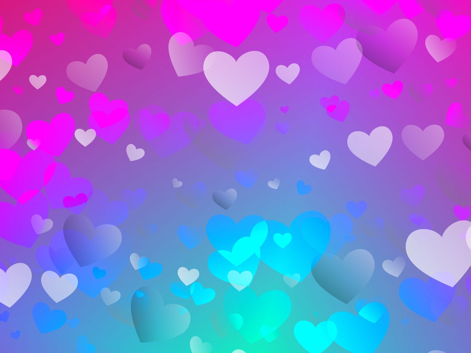 Pink Hearts Background