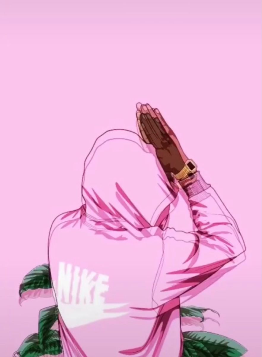 Pink Nike Background