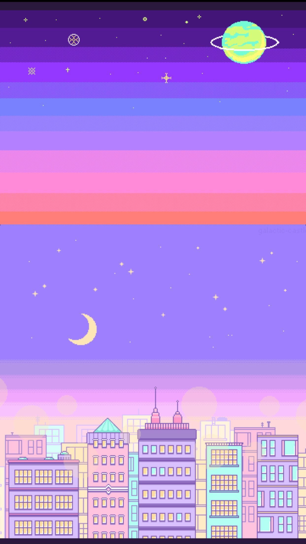 Pixel Aesthetic Background