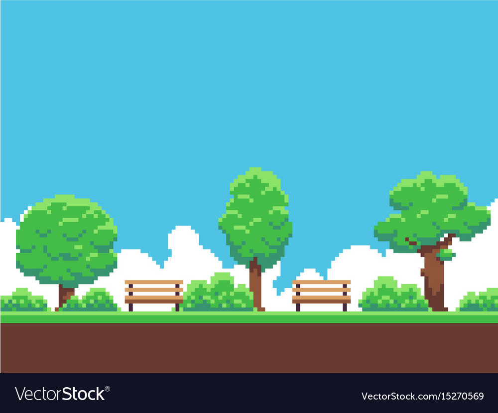 Pixel Game Background