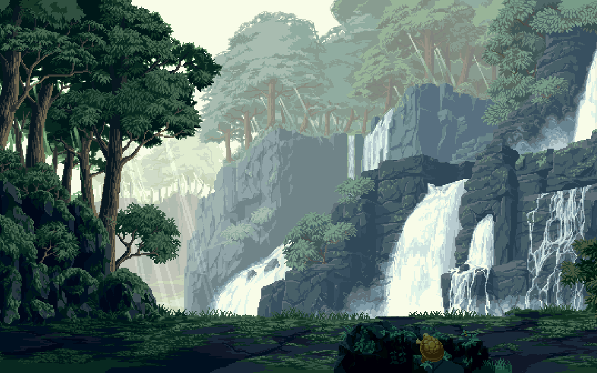 Pixel Scenery Background